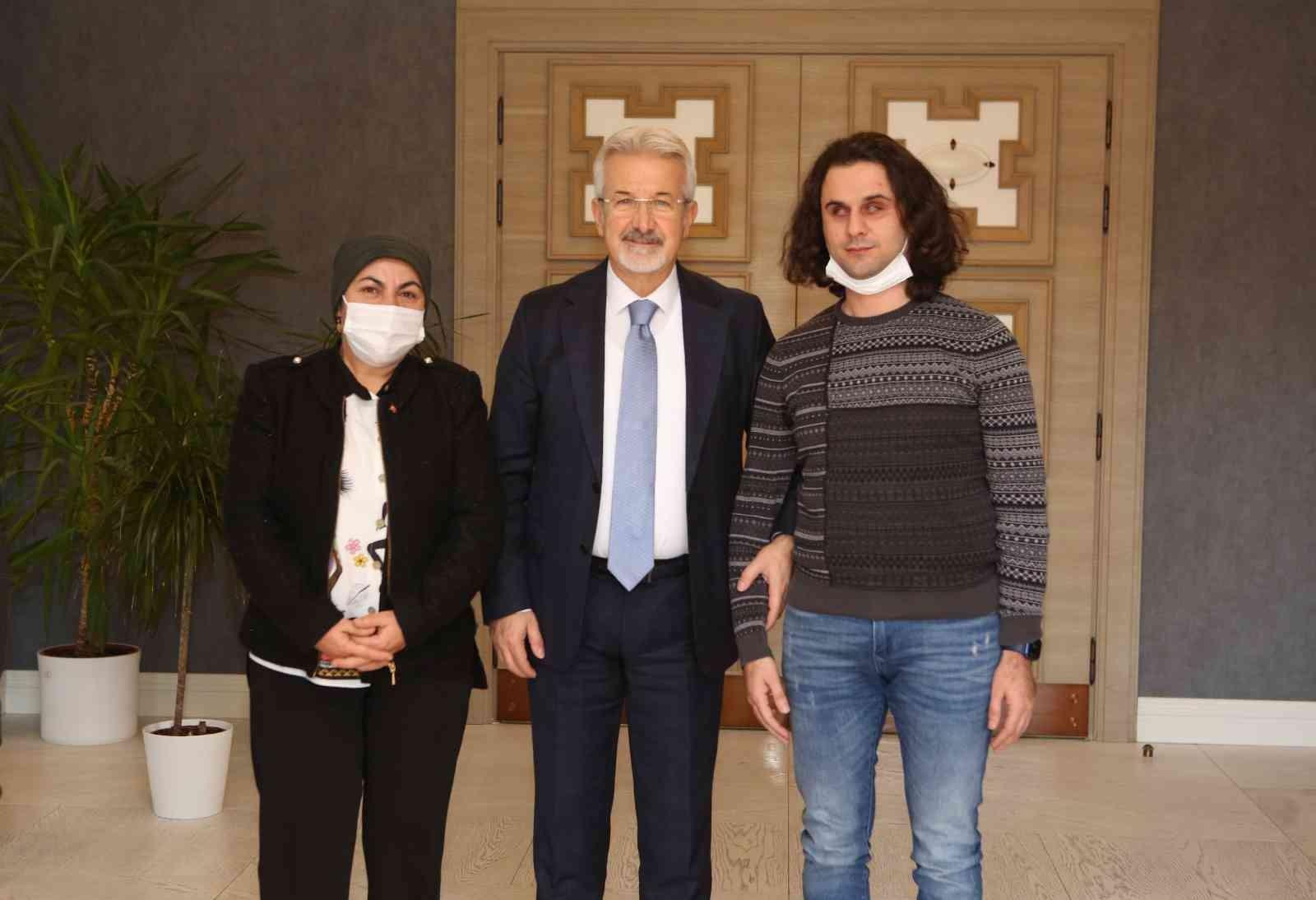 Engelli hakları çalışma grubundan Başkan Erdem’e ziyaret