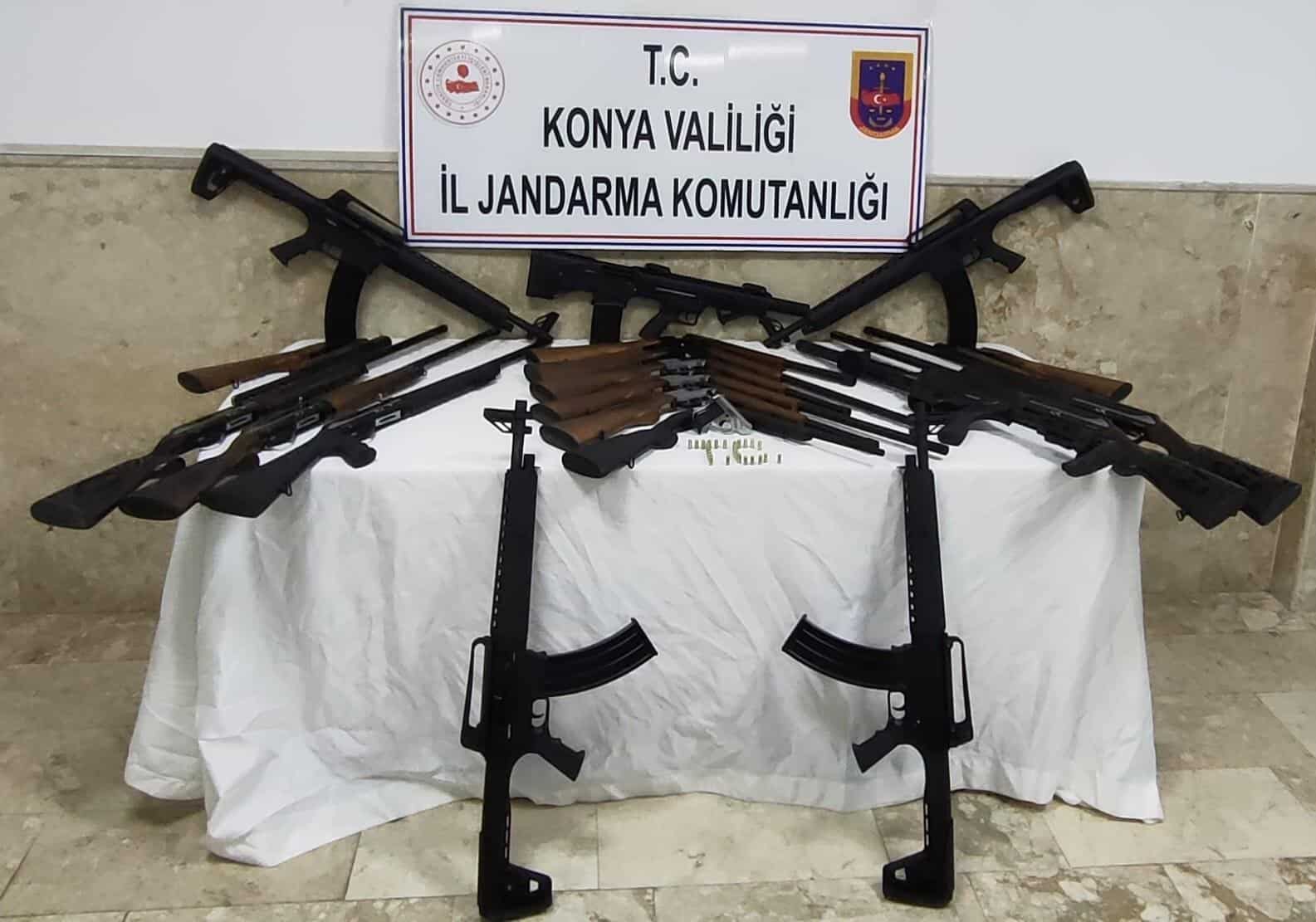 YASA DIŞI AV TÜFEĞİ ÜRETEN ATÖLYEYE JANDARMA OPERASYONU