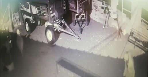 Hırsız'ın sakarlığı kameralara böyle yansıdı