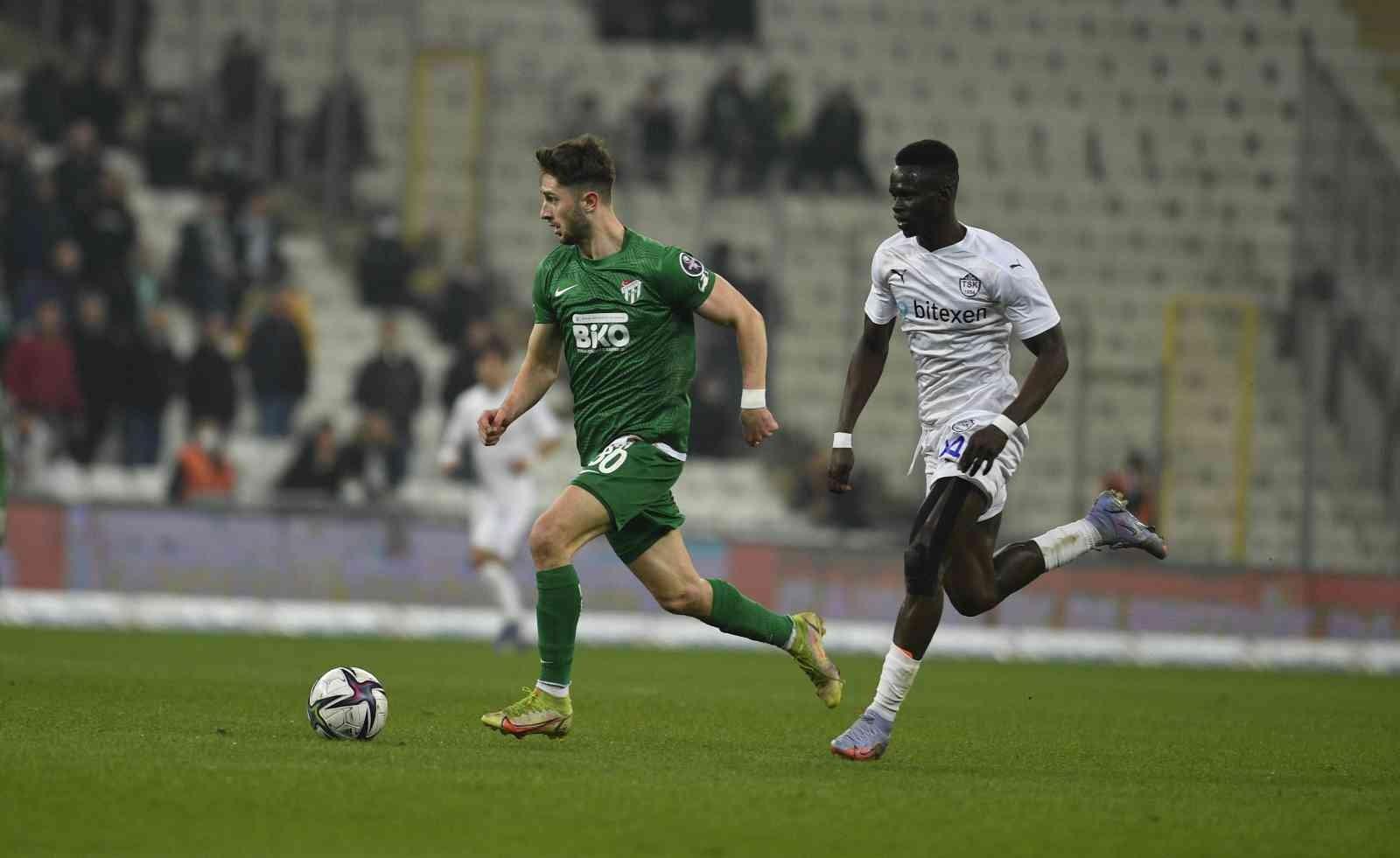 Bursaspor’un en agresif futbolcusu İsmail Yüksek