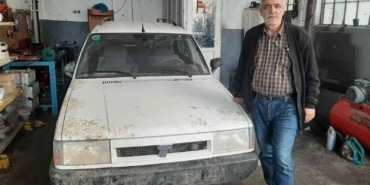 Güvenlik kameralarına yakalanmayan otomobil fareleri, çamura saplandı