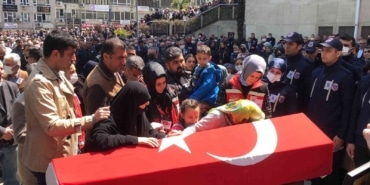 Şehit infaz koruma memuru için adliyede tören düzenlendi