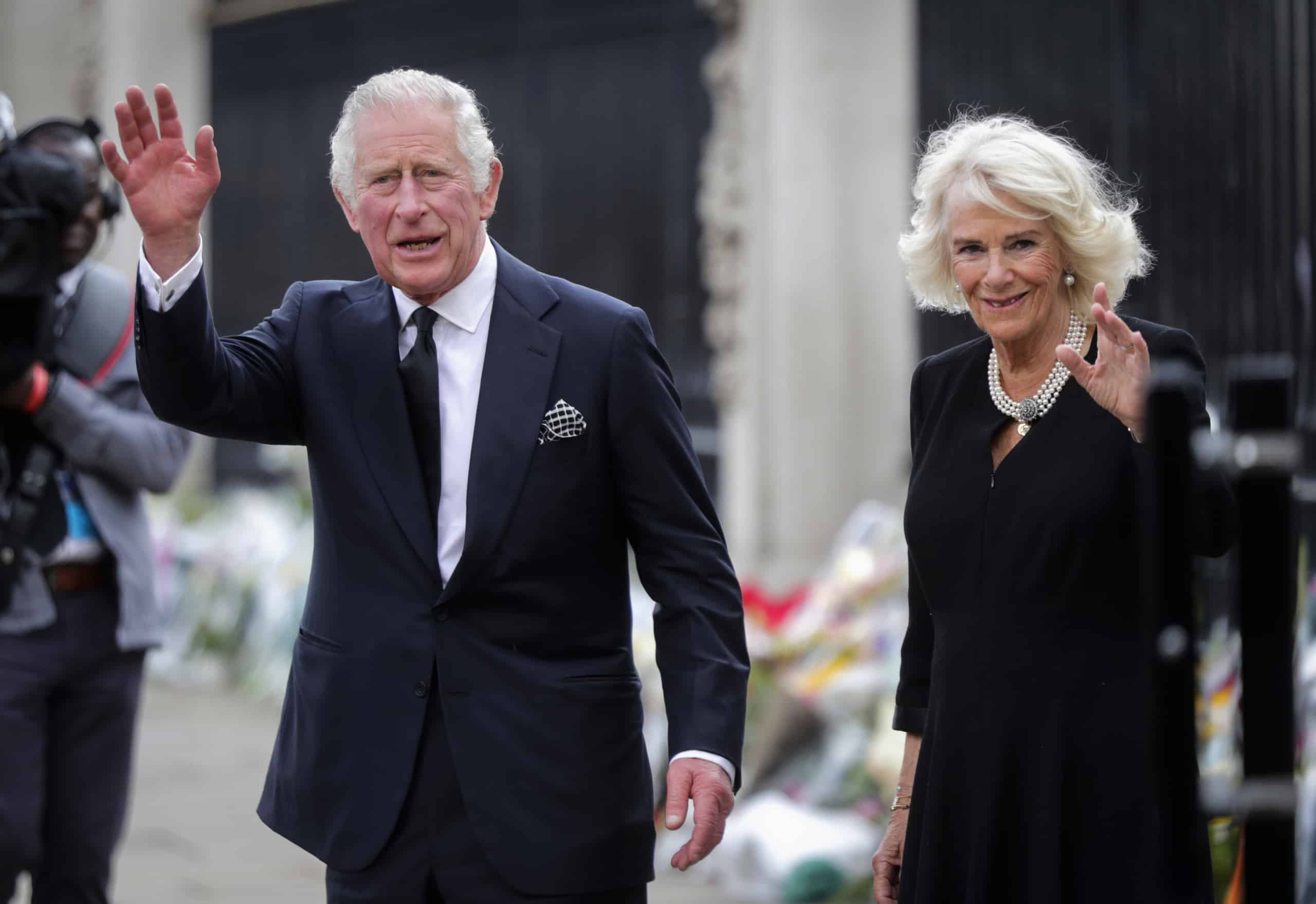 New British King Charles III Views Tirbutes After Queen Elizabeth II Death