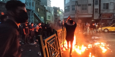 Protest in Iran following Mahsa Amini's death