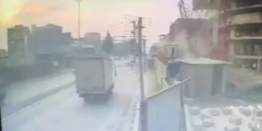 İZMİR'DE 6 İŞÇİYE MEZAR OLAN VİNÇ FACİASININ GÖRÜNTÜLERİ ORTAYA ÇIKTI