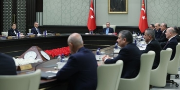 CUMHURBAŞKANLIĞI KABİNESİ, CUMHURBAŞKANI RECEP TAYYİP ERDOĞAN BAŞKANLIĞINDA BEŞTEPE'DE TOPLANDI.