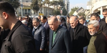 CUMHURBAŞKANI ERDOĞAN VE MHP LİDERİ BAHÇELİ HATAY'DA İKİ LİDER ANTAKYA MERKEZDE İNCELEMELERDE BULUNDU