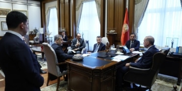 CUMHURBAŞKANI RECEP TAYYİP ERDOĞAN, RUSYA DEVLET BAŞKANI VLADİMİR PUTİN İLE GÖRÜŞTÜ.