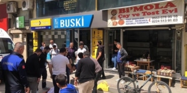 GEMLİK'TE CEZA YİYEN İŞLETME SAHİBİ BAYILDI