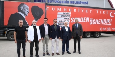 29 EKİM COŞKUSU 'CUMHURİYET TIRI' İLE BURSA'YI SARIYOR