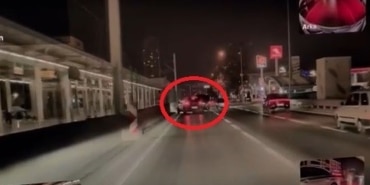 MAKAS SONRASI KAZA KAMERADA... KAZA BÖYLE "GELİYORUM" DEDİ