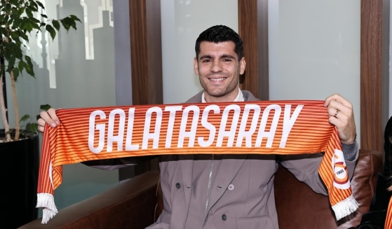 ALVARO MORATA, İSTANBUL'A GELDİ