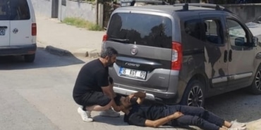 KAMYONETLE ÇARPIŞAN MOTOSİKLET SÜRÜCÜSÜ YARALANDI