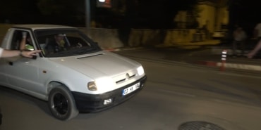 HARMANCIK YANGININDAKİ ŞÜPHELİ ARAÇ EMNİYETTE