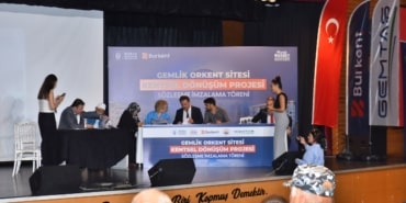 ORKENT SİTESİ KENTSEL DÖNÜŞÜM PROJESİ'NDE İMZALAR ATILDI