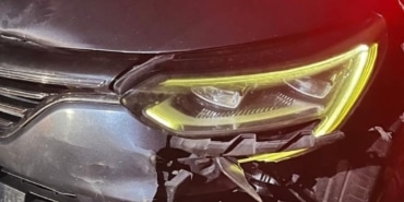 İNEGÖL'DE OTOMOBİLİN ÇARPTIĞI AYI TELEF OLDU