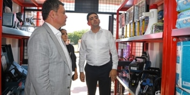 SIRAMEŞELER'E AFET VE ACİL DURUM MÜDAHALE İSTASYONU KURULDU OSMANGAZİ BELEDİYESİ'NDEN ÖRNEK AFET PROJESİ