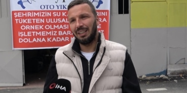 BURSA'DA DUYARLI İŞLETMECİDEN ÖRNEK DAVRANIŞ: "BARAJLAR DOLMADAN DÜKKANI AÇMAYACAĞIM"