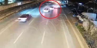 EHLİYETSİZ GENÇ, AĞABEYİNİN OTOMOBİLİ İLE MAKAS ATARKEN KAZA YAPTI
