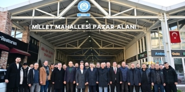 BAŞKAN YILMAZ, PAZAR ESNAFIYLA BULUŞTU