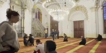 CAMİDE ÇEKİLEN GÖRÜNTÜLER TEPKİ TOPLAMIŞTI, İFADESİNİN ARDINDAN SERBEST BIRAKILDI