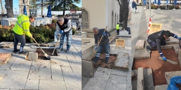 TARİHİ TOPHANE MEYDANI YENİLENDİ