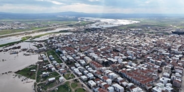 BURSA'NIN SULAR ALTINDA KALAN ARAZİLERİ BÖYLE GÖRÜNTÜLENDİ