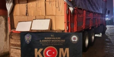 BURSA'DA 4 MİLYONUN ÜZERİNDE DOLU MAKARON ELE GEÇİRİLDİ