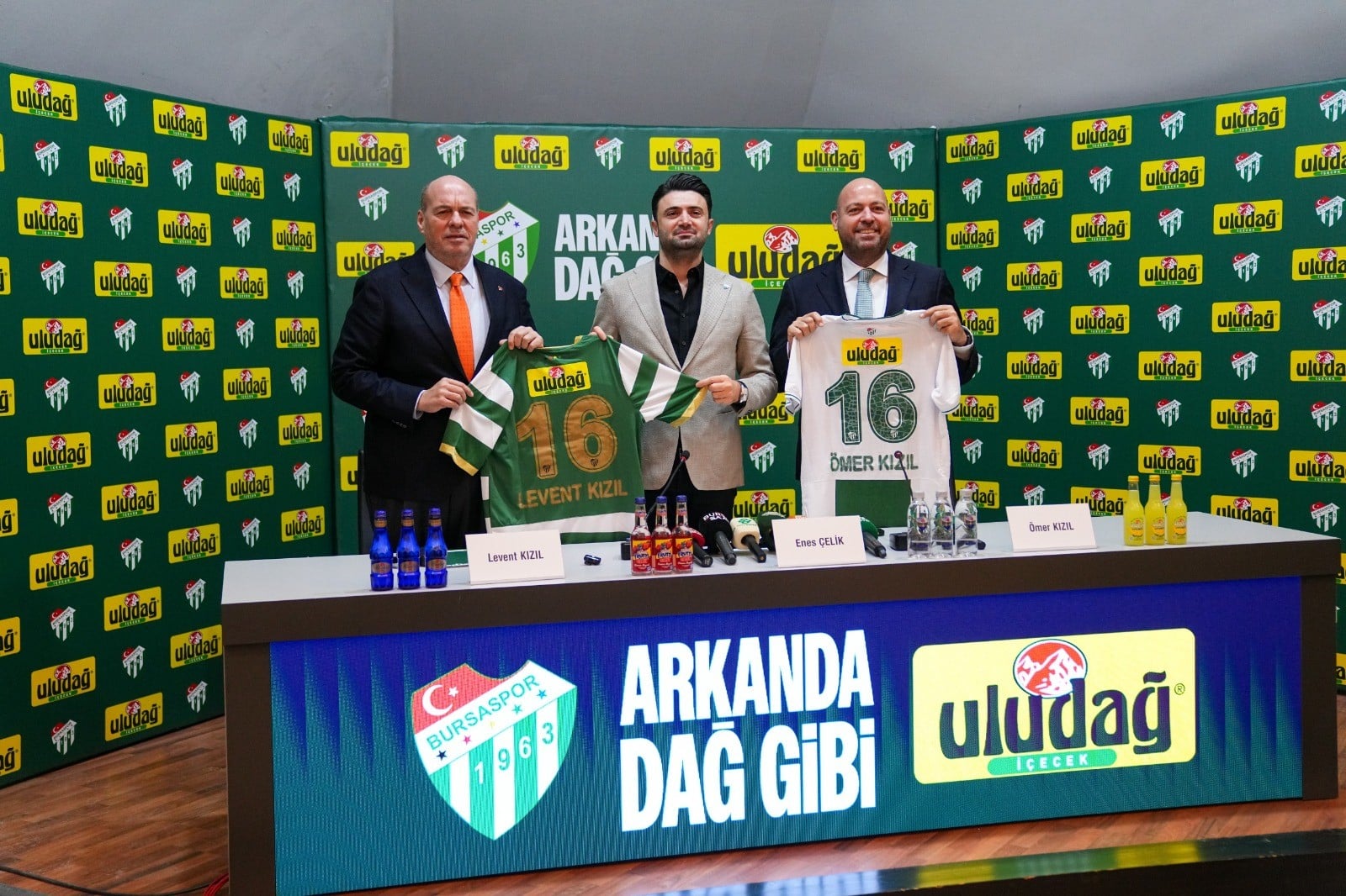 ULUDAĞ İÇECEK VE BURSASPOR'UN İŞ BİRLİĞİ 1. LİG'DE DE DEVAM EDİYOR