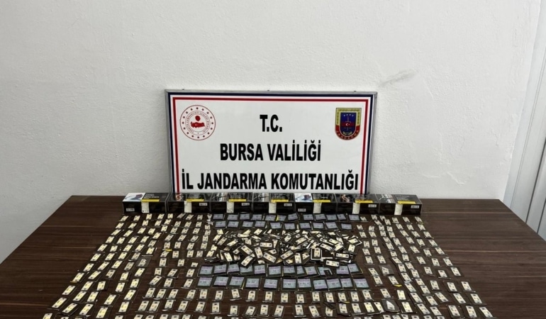 BURSA'DA KAÇAK TÜTÜN OPERASYONU: 6 GÖZALTI