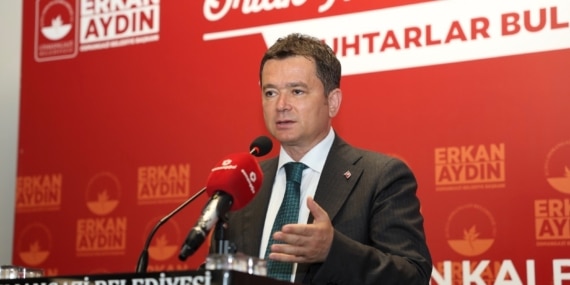 BAŞKAN AYDIN MUHTARLARLA ORTAK AKIL BULUŞMASINDA BİR ARAYA GELDİ