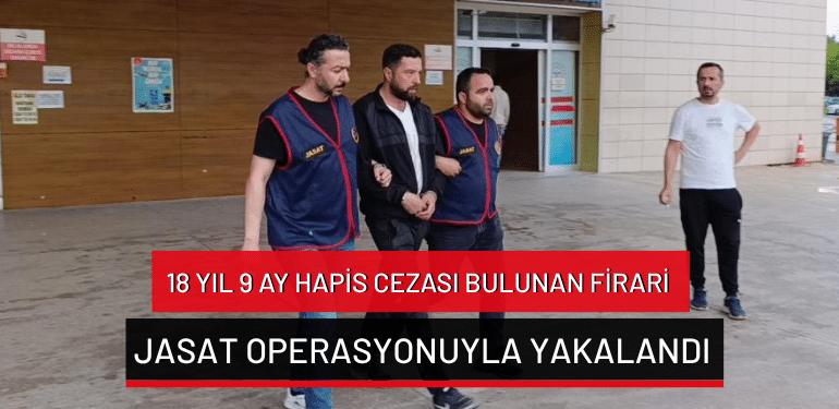 İnegöl’de 18 yıl 9 ay hapis cezası bulunan firari JASAT operasyonuyla yakalandı