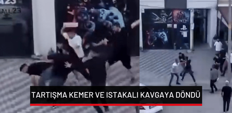Bursa’da tartışma kemer ve ıstakalı kavgaya döndü