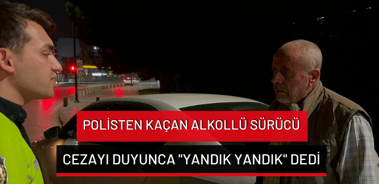 Bursa’da polisten kaçan alkollü sürücü cezayı duyunca “Yandık yandık” dedi
