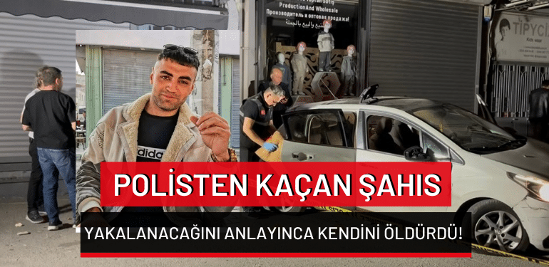 Bursa’da polisten kaçan şahıs yakalanacağını anlayınca kendini öldürdü!