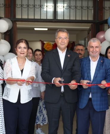KURSİYERLERİNDEN EL EMEĞİ GÖZ NURU SERGİ