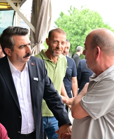 YILDIRIM'DA MAHALLE ZİYARETLERİ SAMANLI'DA DEVAM ETTİ