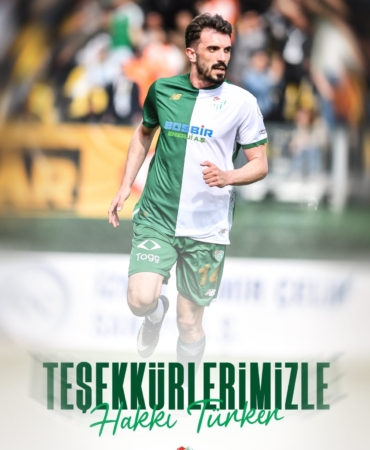 BURSASPOR, HAKKI TÜRKER İLE YOLARINI AYIRDI