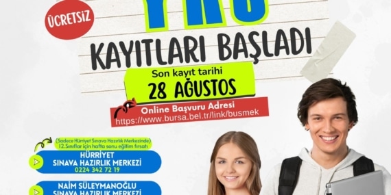 BÜYÜKŞEHİR YKS KURSLARI İÇİN KAYITLAR BAŞLADI