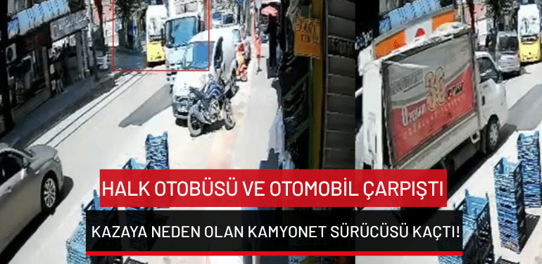 Bursa’da halk otobüsü ve otomobil çarpıştı: Kazaya neden olan kamyonet sürücüsü kaçtı!