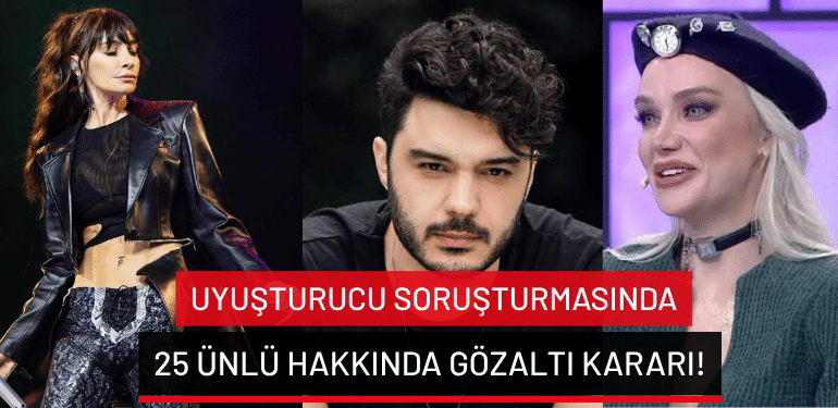 Ünlülere yönelik operasyonda 25 gözaltı: İlyas Yalçıntaş’ın evinden hassas terazi çıktı!