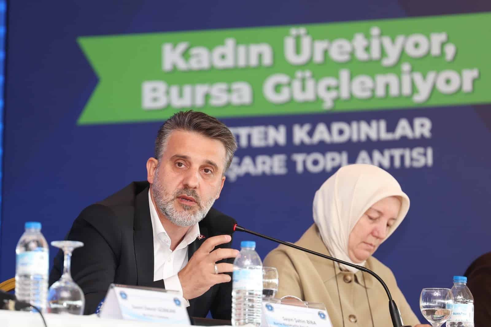 BURSA BÜYÜKŞEHİR'DEN KADIN KOOPERATİFLERİNE DESTEK... BAŞKAN VEKİLİ BİBA: "SİZ ÜRETTİKÇE BİZ YANINIZDA OLACAĞIZ"