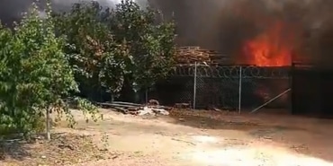 DEPODA ÇIKAN YANGIN EKİPLERİN HIZLI MÜDAHALESİYLE SÖNDÜRÜLDÜ