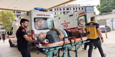 İNEGÖL'DE ÇATIDAN DÜŞEN KİŞİ AĞIR YARALANDI