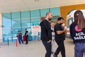 KOPAN PARMAĞINI BUZ TORBASIYLA TAŞIDILAR