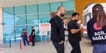 KOPAN PARMAĞINI BUZ TORBASIYLA TAŞIDILAR