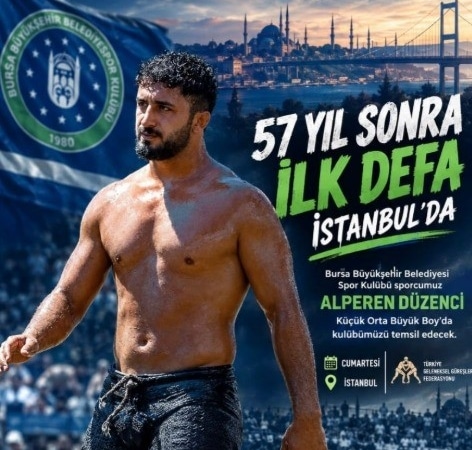 BÜYÜKŞEHİR GÜREŞÇİSİ TARİHİ ER MEYDANINDA