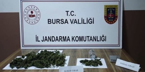 İNEGÖL'DE UYUŞTURUCU OPERASYONU
