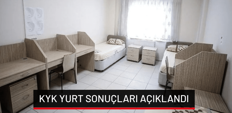 KYK yurt sonuçları açıklandı