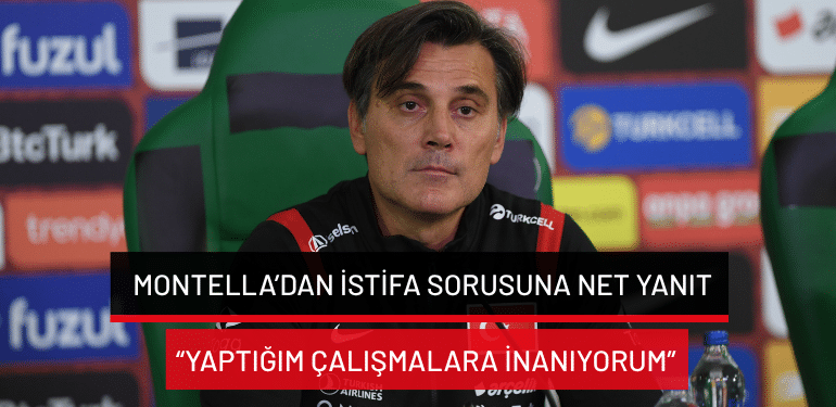 Montella’dan istifa sorusuna net yanıt: “Yaptığım çalışmalara inanıyorum”
